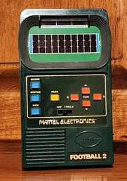 Vintage Pair Of Children's Toy Selections - Football Handheld And Mercury Filled Maze Battle