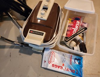 Vintage EUREEKA Vacuum Cleaner With Accessories