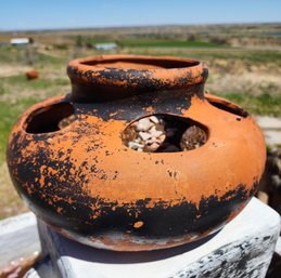 Vintage Terracotta Strawberry Garden Pot