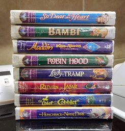 Assortment Of Brand New Vintage Stock DISNEY VHS Movies #1