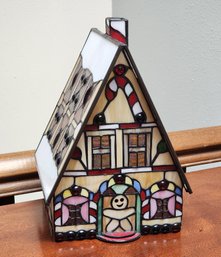 Vintage Stained Glass Gingerbread House Selection