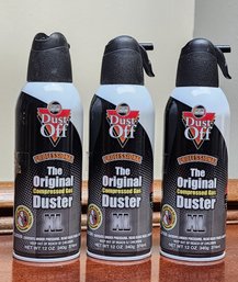 (3) Cans Of Air Duster Spray Bottles
