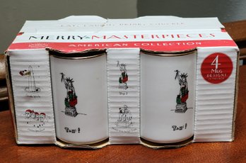 Brand New 1999 Dayton Hudson Merry Masterpiece American Collection First Edition Mugs