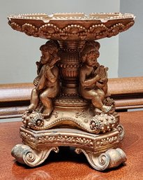 Vintage Fancy CHERUB Angel Style Candle Holder Display