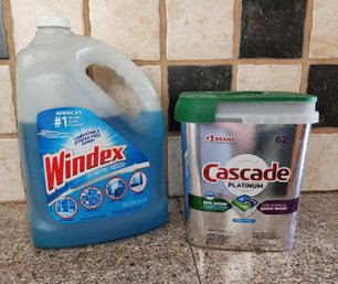 Windex Refill And Cascade Dish Detergent Tabs
