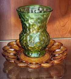 Vintage Mid Century Modern Colored Art Glass Selections