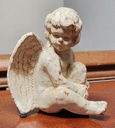 Vintage Stoneware Ceramic Angel Decor Figure