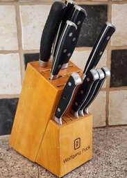WOLFGANG PUCK Knife Blick With Cutlery Selections