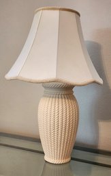 Braided Style Ceramic Table Lamp