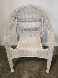Vintage Wicker Woven Rattan Chair