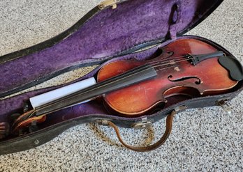 Antique Grand Solo Violin With Case