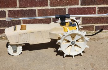Vintage Outdoor NELSON Yellow Tractor Sprinkler