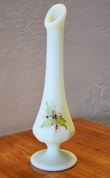 Vintage Handpained FENTON Flower Vase
