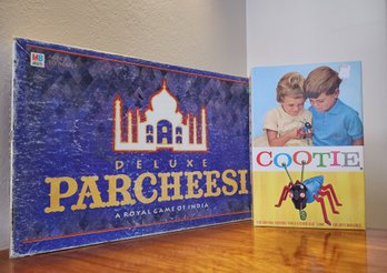 Vintage Board Games - PARCHEESI And COOTIES