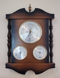 Vintage Hanging Wall Accent Weather Station