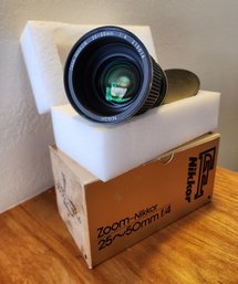 ZOOM Nikkor 25-50mm DSLR Camera Lens With Original Box