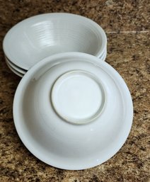 Set Of (4) Off White Dining Bowls