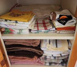 Closet Section Filled With Towel Selections