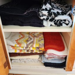 Closet Section Filled With Towel Selections