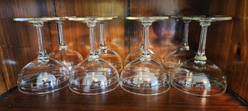 Set Of Fancy Etched Drinking Glasses