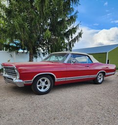 Vintage 1967 Ford Galaxy 428 Soft Top Convertible V8