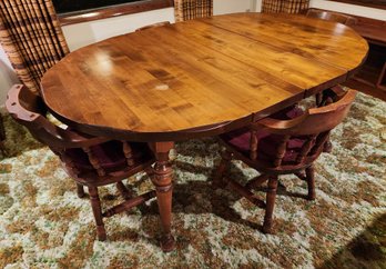 Vintage WATERTOWN SLIDE CO. Dining Table And Chairs