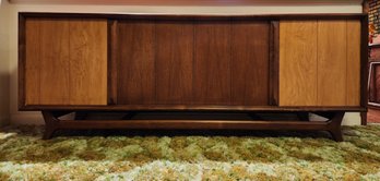 Vintage Mid Century Modern Credenza Style Cabinet
