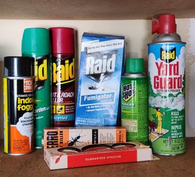 Assortment Of Home Pest Control Products