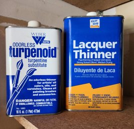 (2) Cans Of Paint Thinner