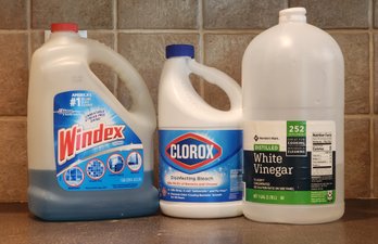 (3) Bottles Of Household Cleaning Products