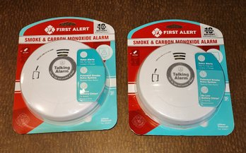(2) Brand New FIRST ALERT Carbon Monoxide Alarms
