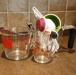 Assortment Of Measuring Cups And Glasses