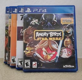 Assortment Of SONY PS4 Video Games Feat. Angry Birds