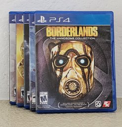 Assortment Of SONY PS4 Video Games Feat. BORDERLANDS