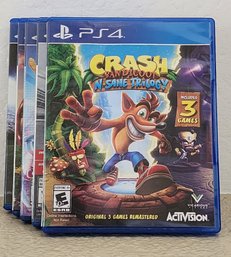 Assortment Of SONY PS4 Video Games Feat. CRASH BANDICOOT