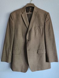 Mens HAGGAR Dress Suit Jacket And CHAPS Pants 46R