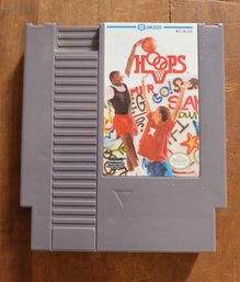 Vintage NINTENDO NES Hoops NBA Basketball Video Game