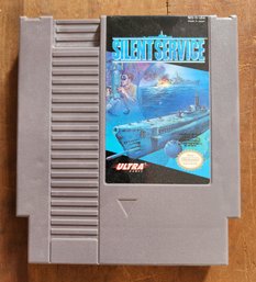 Vintage NINTENDO NES Silent Service Battleship Video Game