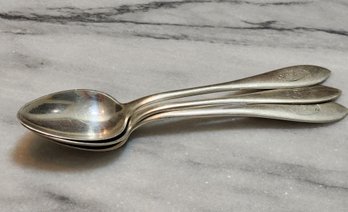 (3) Vintage Sterling Silver Spoons #S34