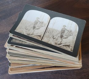 Assortment Of (24) Antique Stereoview Cards #2