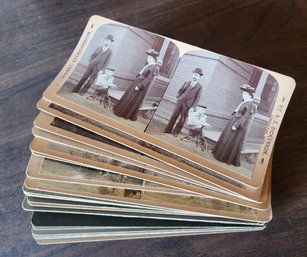 Assortment Of (24) Antique Stereoview Cards #4