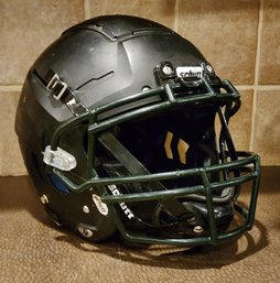 SCHUTT F7 Football Helmet Black With Dark Green Facemask