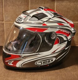 GMAX Size Large Motorcycle Helmet With LED Strip On Rear