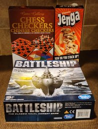 BATTLESHIP, JENGA And 3 Game Combo