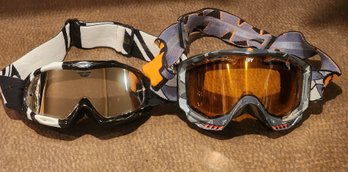 (2) Ski Motocross Protective Goggles