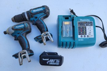 (2) MAKITA Cordless Drills With Battery And Charger