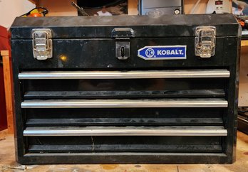KOBALT Tool Storage Box Filled With Tools