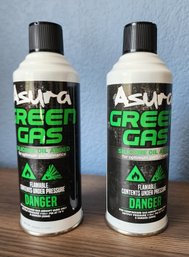 (2) Cans Of ASURA Compressed Air Soft Gas