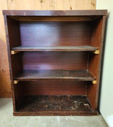 Vintage Wooden Bookshelf Brown
