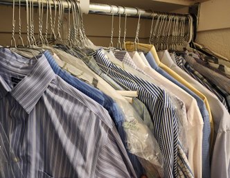Assortment Of Men's Size XL Dress Shirts - BANANA REPUBLIC, ETC.